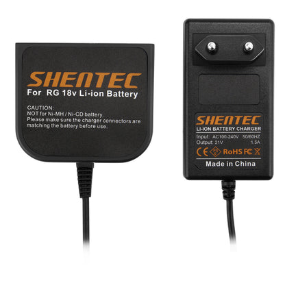 SHENTEC 18V Li-ion Battery Charger for AEG M1830R B1820R L1815R B1830R BUS18X B1814G BX18