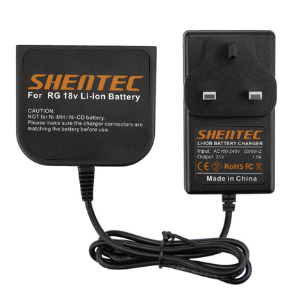SHENTEC 18V Li-ion Battery Charger For AEG B1830R L1815R B1820R B1817G B1814G BSX18 BX18