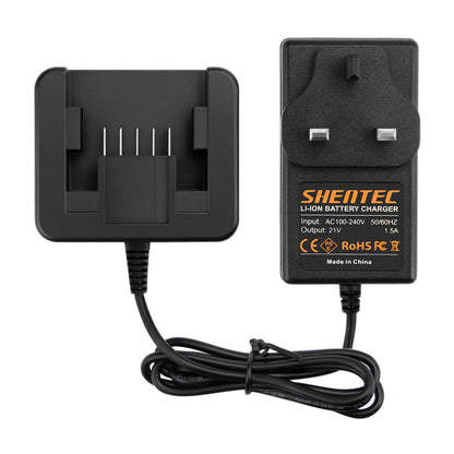 SHENTEC 18V Li-ion Battery Charger for Milwaukee M18B4 M18 48-11-1815 48-11-1890 M18B2