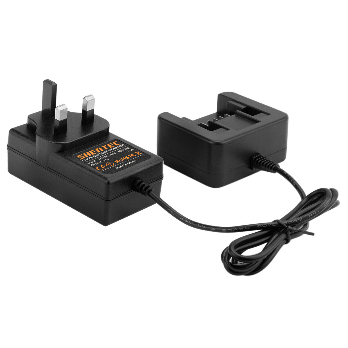 SHENTEC 18V Li-ion Battery Charger for Milwaukee M18B4 M18 48-11-1815 48-11-1890 M18B2