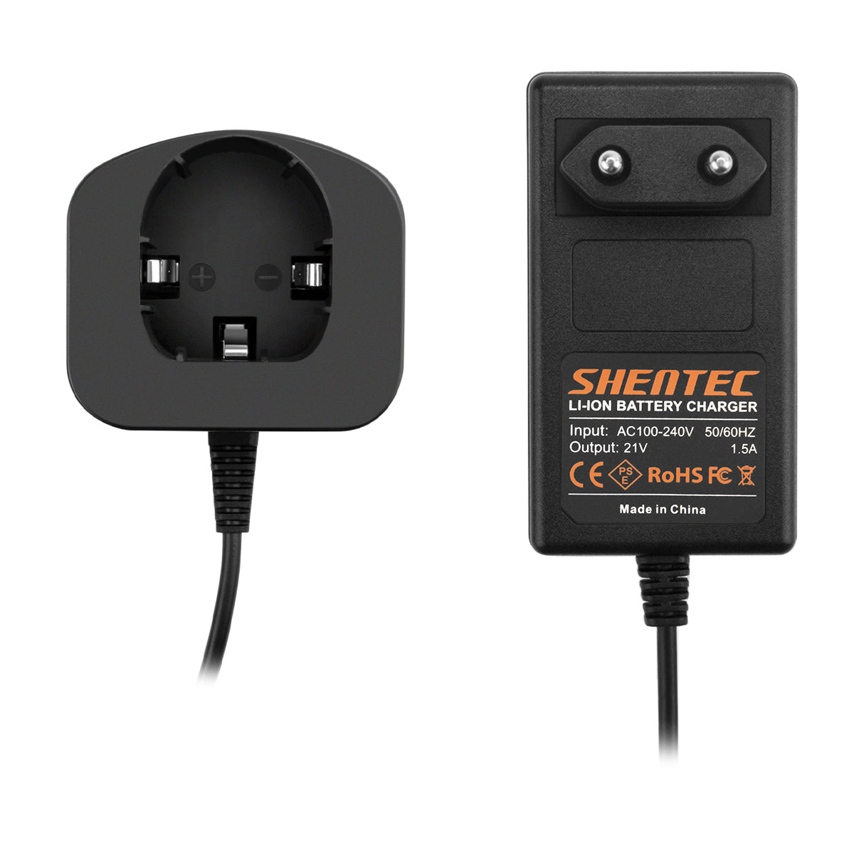 SHENTEC 18V Battery Charger for RYOBI BPL18151/P105/P106/P108/P102/CMD-1802/CMI-1802