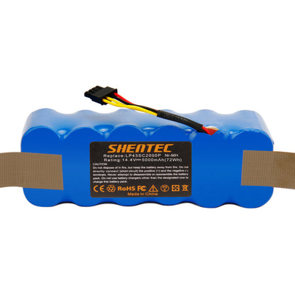 SHENTEC 5.0AH 14.4V Ni-MH Battery For Ariete Briciola 2711 2712 2713 Ecovacs LP43SC2000P