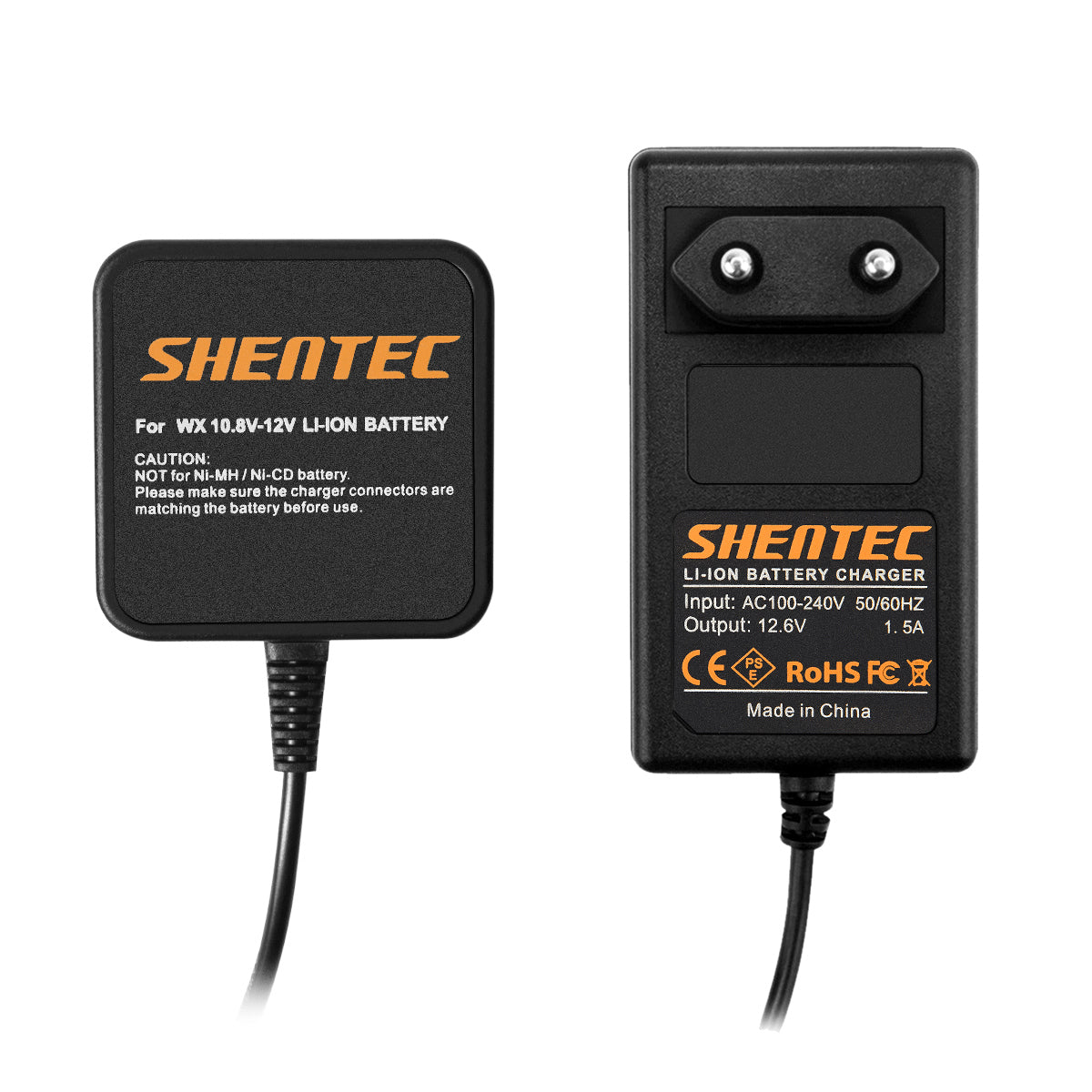 SHENTEC 12V Li-ion Battery Charger For Worx WA3503 WA3509 RW9300 WX382 WU288 WX125 WX283