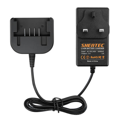 SHENTEC 20V Li-ion Battery Charger for Worx WX390 WG549 WX390.1 WA3551.1 WX523.9