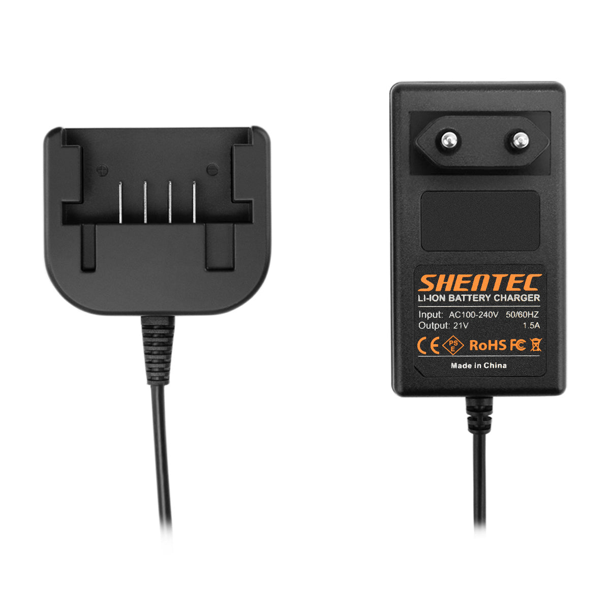 SHENTEC Li-ion Battery Charger For Worx 20V WX678 WG259 WX390.1 WX393.3 WG549E.9 WA3551.1