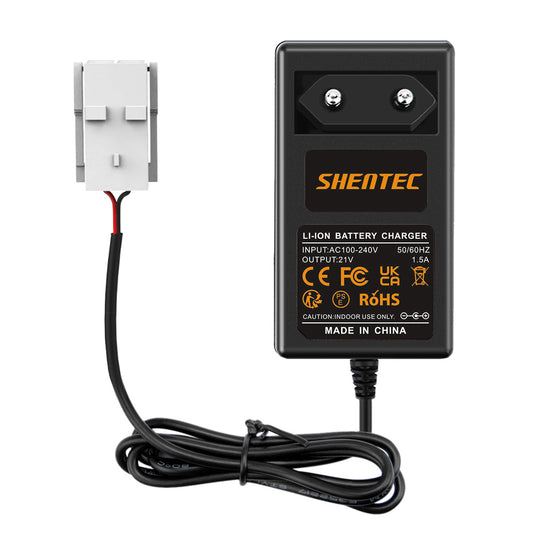 SHENTEC 20V Li-ion Battery Charger For Worx 50032492 50032774 WA3230 WA3231 WR105SI