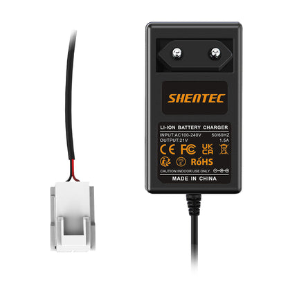 SHENTEC 20V Li-ion Battery Charger For Worx 50032492 50032774 WA3230 WA3231 WR105SI