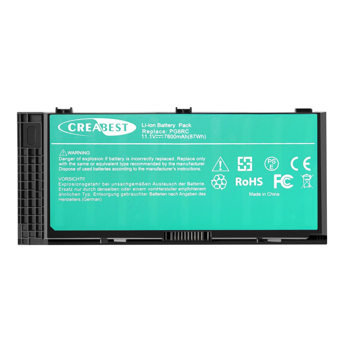7.8Ah X57F1 86Wh Battery For Dell Precision M4600 M4700 M6600 M4800 451-11744 FV993