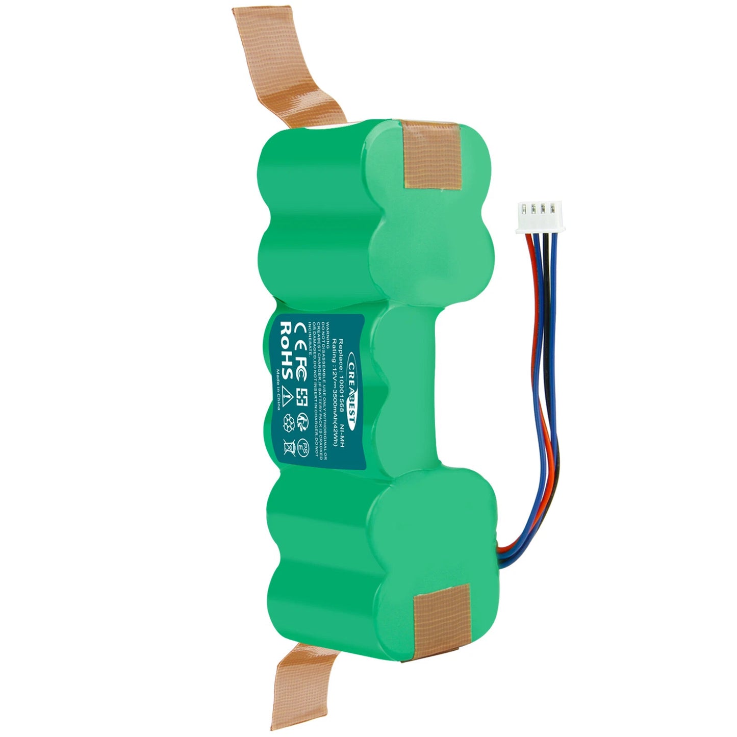 SHENTEC 3500mAh 12V Ni-MH Battery For DD3G DD4G 10001568 ZJ1517-HFR Sweeper DD35 DG710