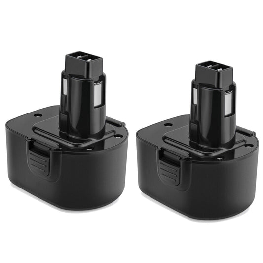 SHENTEC 2 Pack 4000mAh 12V Ni-MH Battery For Dewalt DE9074 DW9071 DE9501 DE9075 DC981 DW9072