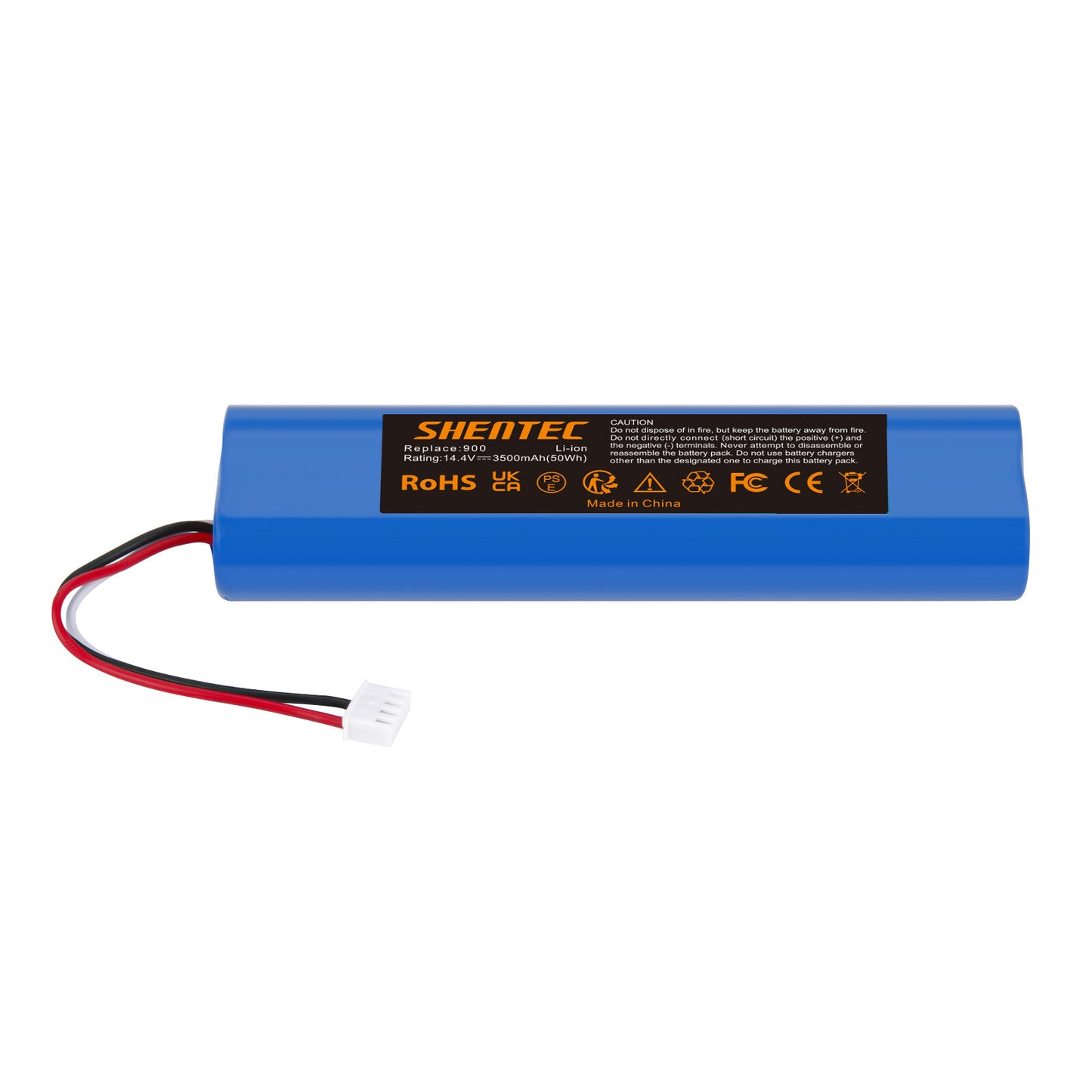 SHENTEC 3.5Ah 14,4V Li-ion Replacement Battery For Ecovacs Deebot Ozmo 900 901 905 920 S01-LI-148-2600