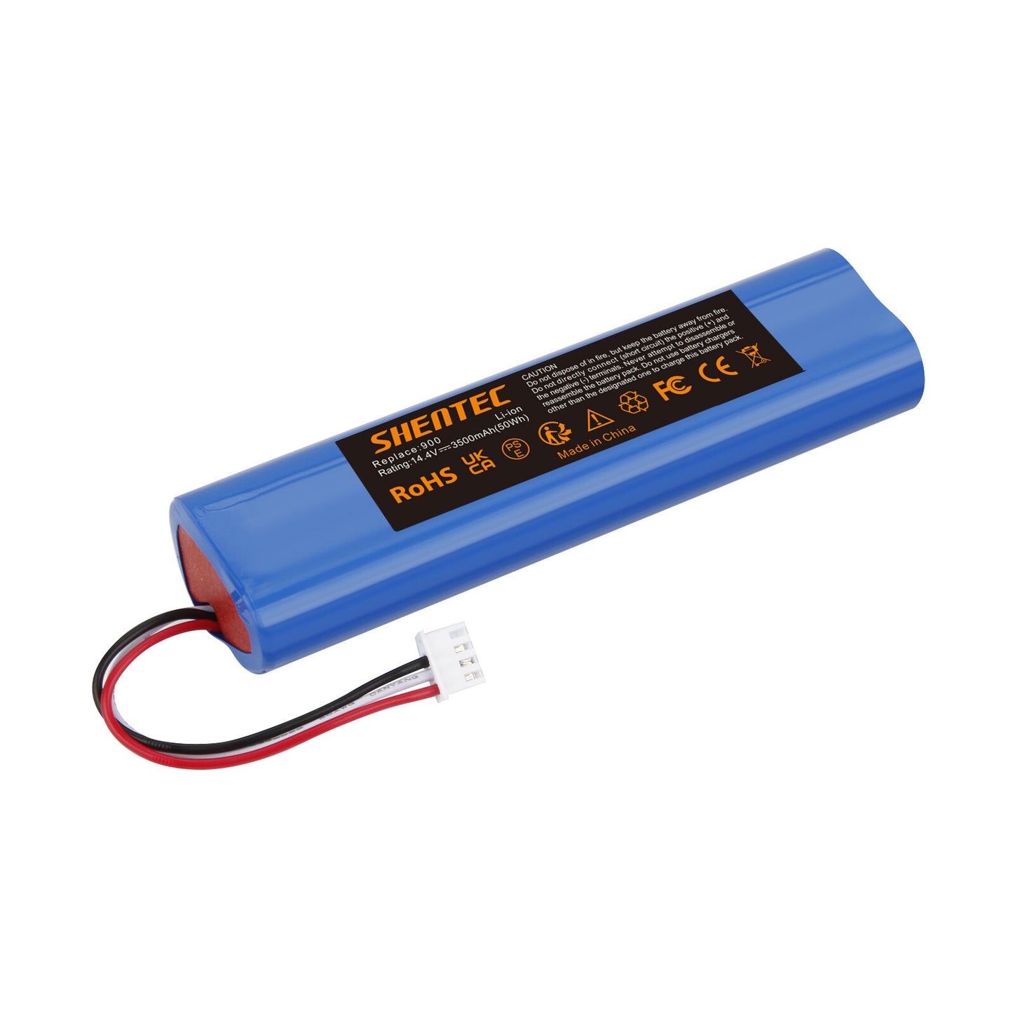 SHENTEC 3.5Ah 14,4V Li-ion Replacement Battery For Ecovacs Deebot Ozmo 900 901 905 920 S01-LI-148-2600
