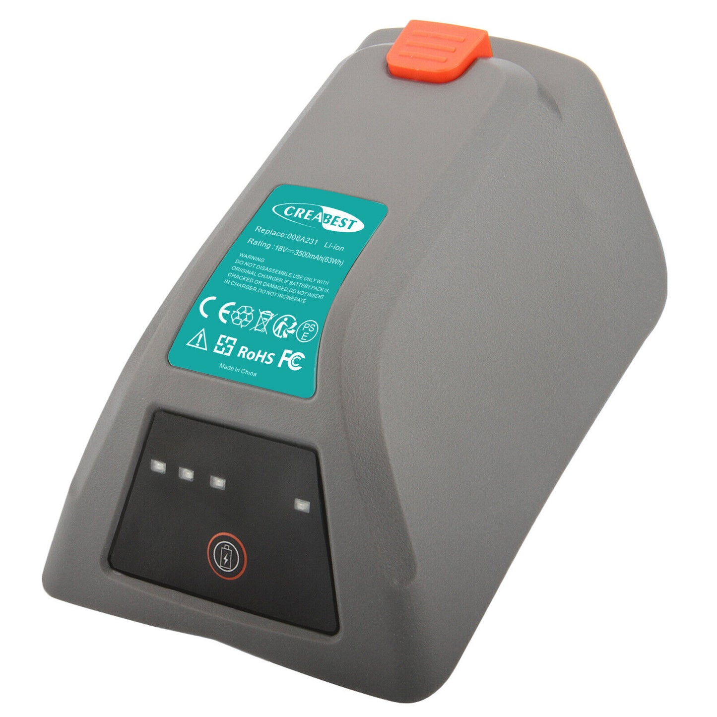 18V 3500mAh Battery + Charger for Gardena 8025-20 Comfort Wall-Mounted Hose Box 35 roll-up 008A231