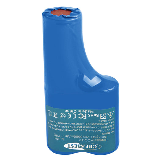 SHENTEC 3.6V 3Ah Ni-MH battery for Gardena ACCU3 2500-00.630.00 grass shears Accu3 2315 2500