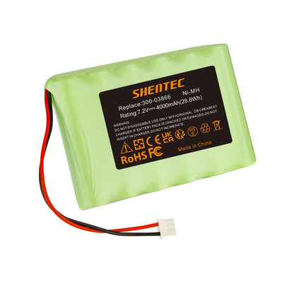 SHENTEC 7.2V 4000mAh Ni-MH  Battery for Honeywell Lynx 5100/5200/5300 300-03866 LCP500-4B