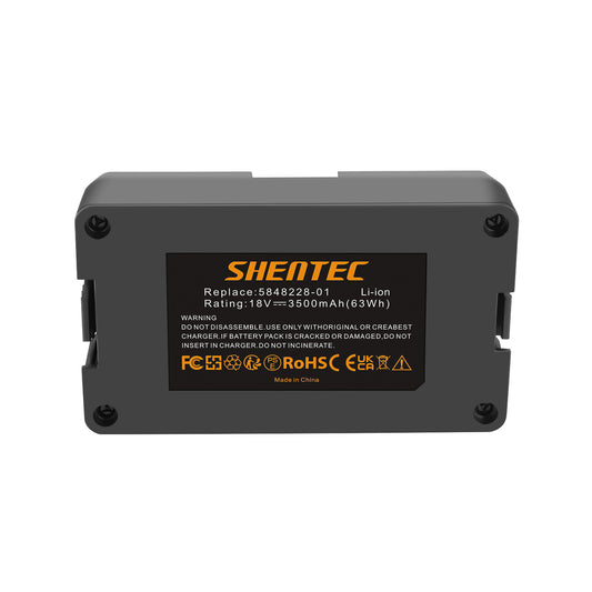 SHENTEC 3000mAH 18V Li-Ion Battery for Gardena Sileno 2020 City 2018 Sileno+R100L