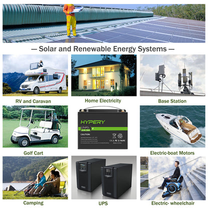 30Ah 12.8V LiFePO4 Lithium Battery BMS Deep Cycle For RV Solar Leisure Off-Grid