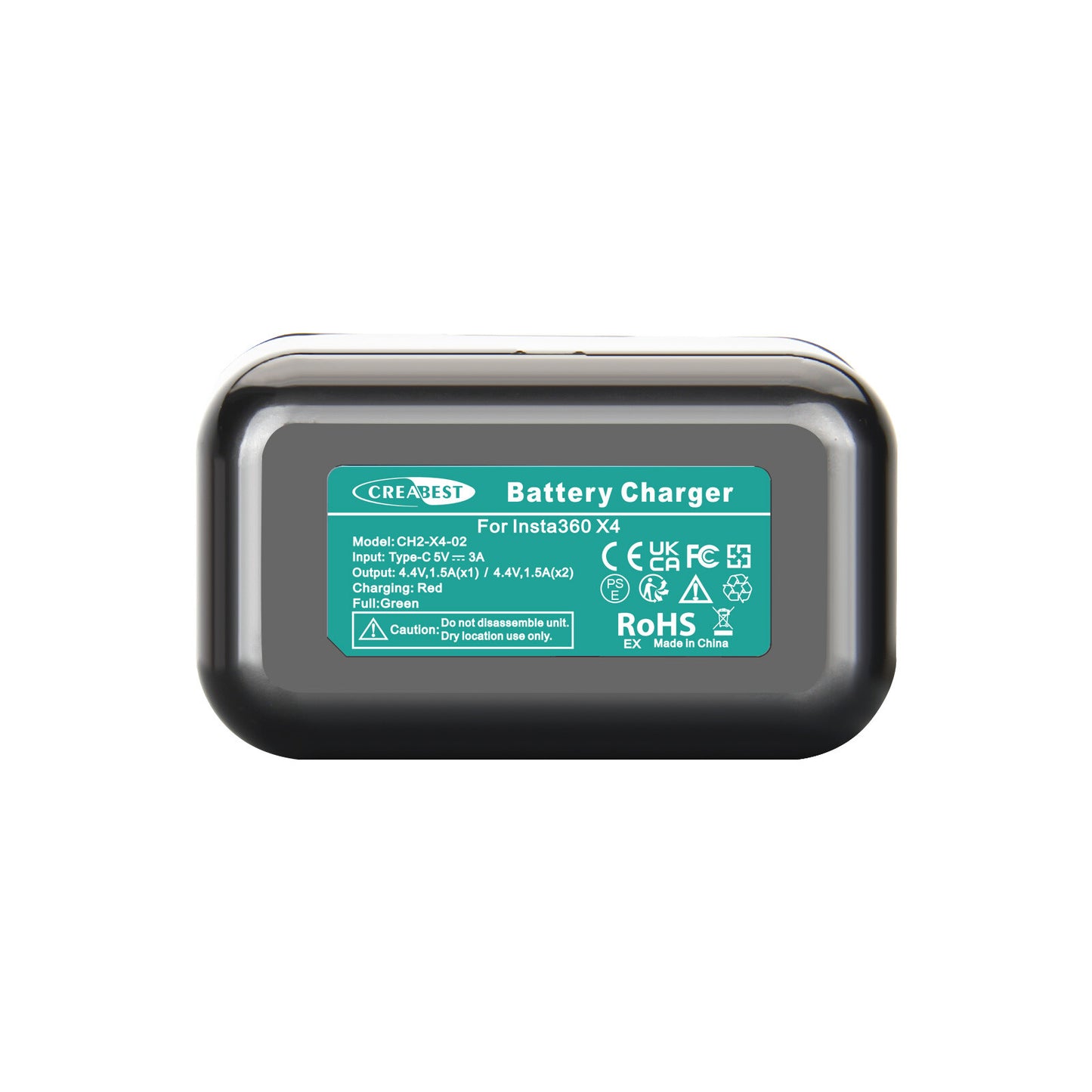 2x 3.0Ah 3.85V JH-X4 Replacement Battery +Power Box Charger For Insta360 X4 Action Camera
