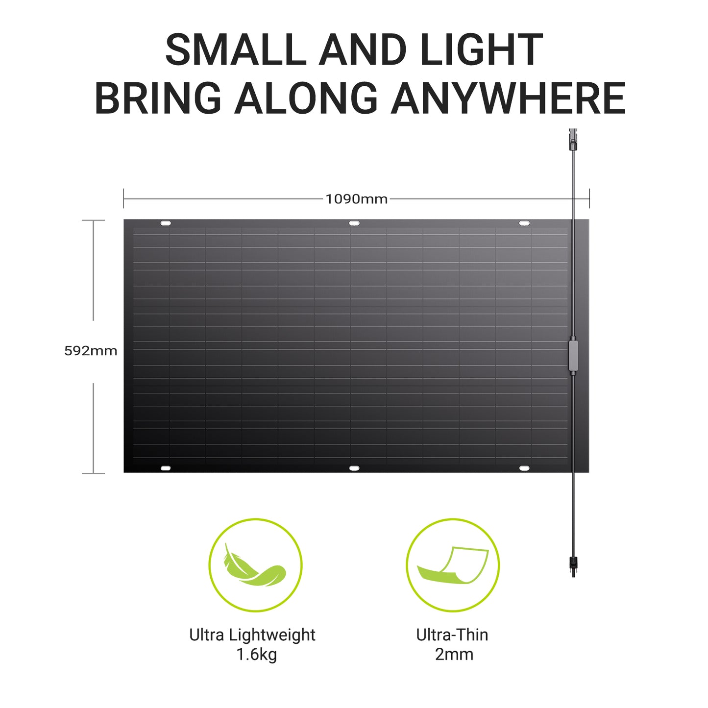 240W Flexible Solar Panel Kit, 2 x 120 W Flexible Solar Cell Module, IP67 for Balcony Motorhome, Car, Shed, Roof, Boat ,Off Grid