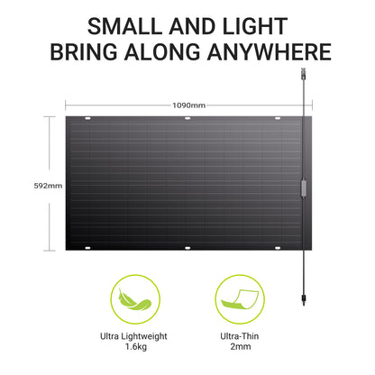 240W Flexible Solar Panel Kit, 2 x 120 W Flexible Solar Cell Module, IP67 for Balcony Motorhome, Car, Shed, Roof, Boat ,Off Grid