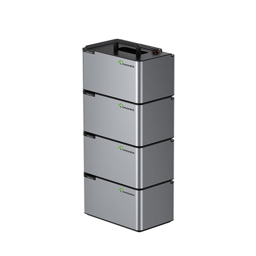 4 Packs Portable Power Box 4096WH 4KWH LiFePO4 Solar Green Energy Storage Battery Home Balcony Solar System