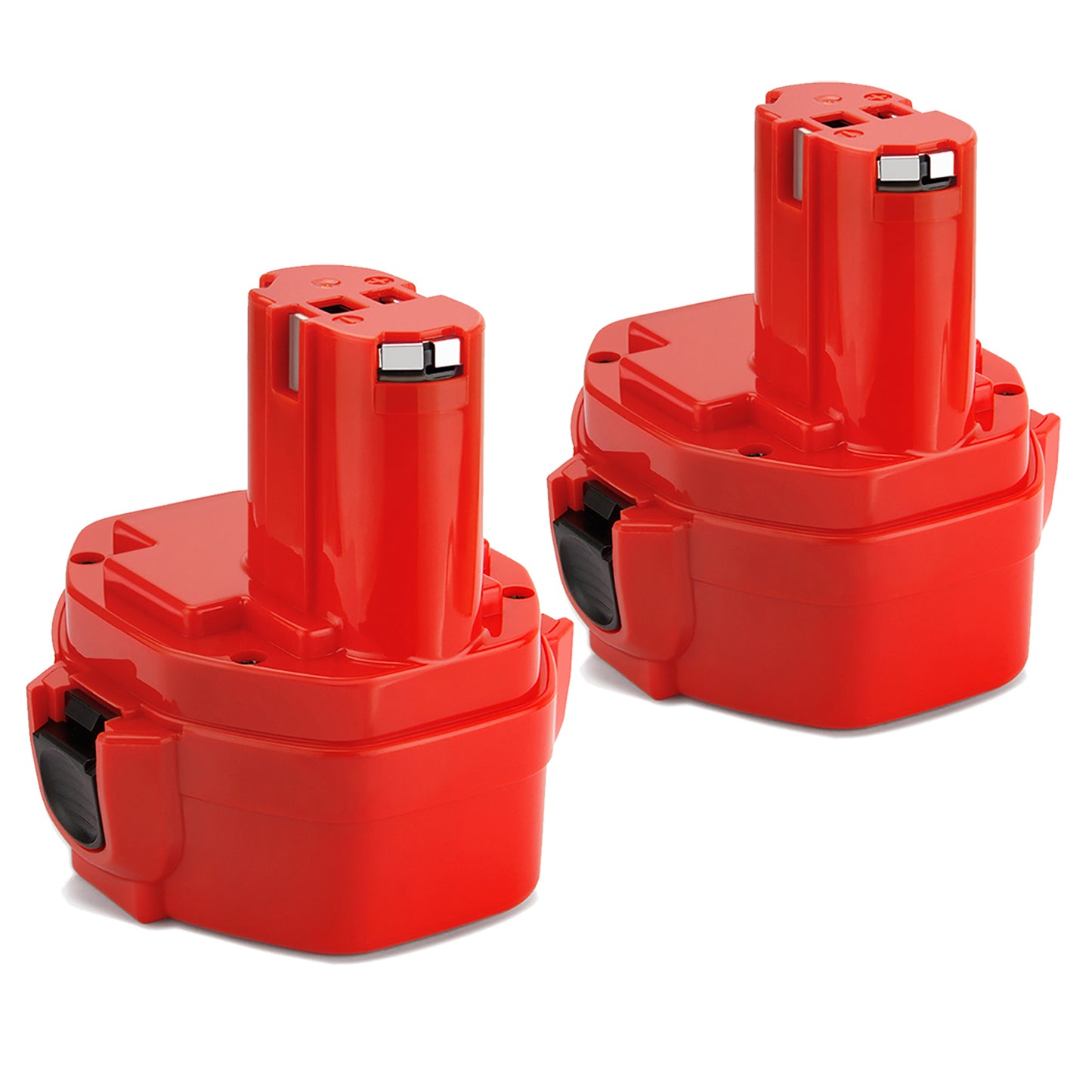 SHENTEC 2x 9.6V Battery + Charger Kit For Makita PA09 9120 9122 6203D 6207D 6222D 9100
