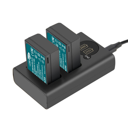 2X EN-EL25 4241 EN-EL25 Battery+LCD Charger For Nikon Z30 Z50 ZFC Z Serie Z50