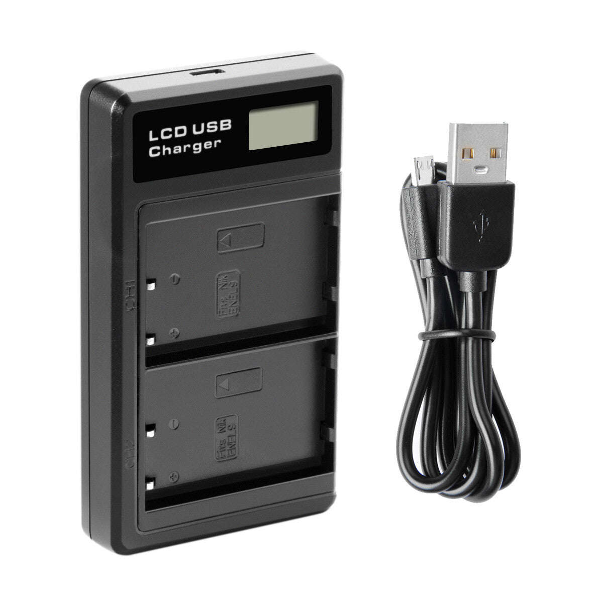 2x EN-EL9 2.0Ah Battery +Charger For Nikon EN-EL9a D40X DSLR D3000 D5000 D60 D40