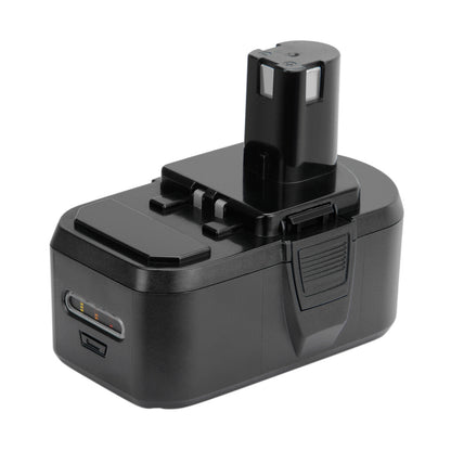 SHENTEC 6Ah 18V Li-ion Battery for Ryobi ONE+ ABP1801 ABP1803 RB18L40 RB18L50 BPL1815