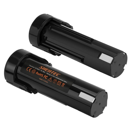 SHENTEC 2x 3500mAh 2.4V Ni-MH Battery for PANASONIC EY9021 EY3652 EY6220DR EY3652DR EY503B