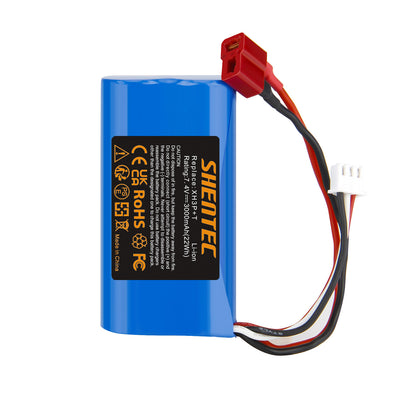 SHENTEC 7.4V 3.0Ah Li-ion battery XH3P+T Plug for WLtoys 12401 12402 12403 RC Car