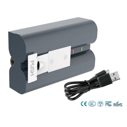 SHENTEC 6.4Ah V4 Rechargeable Battery For Ring Video Doorbell 2 3 4 Spotlight Stick Up