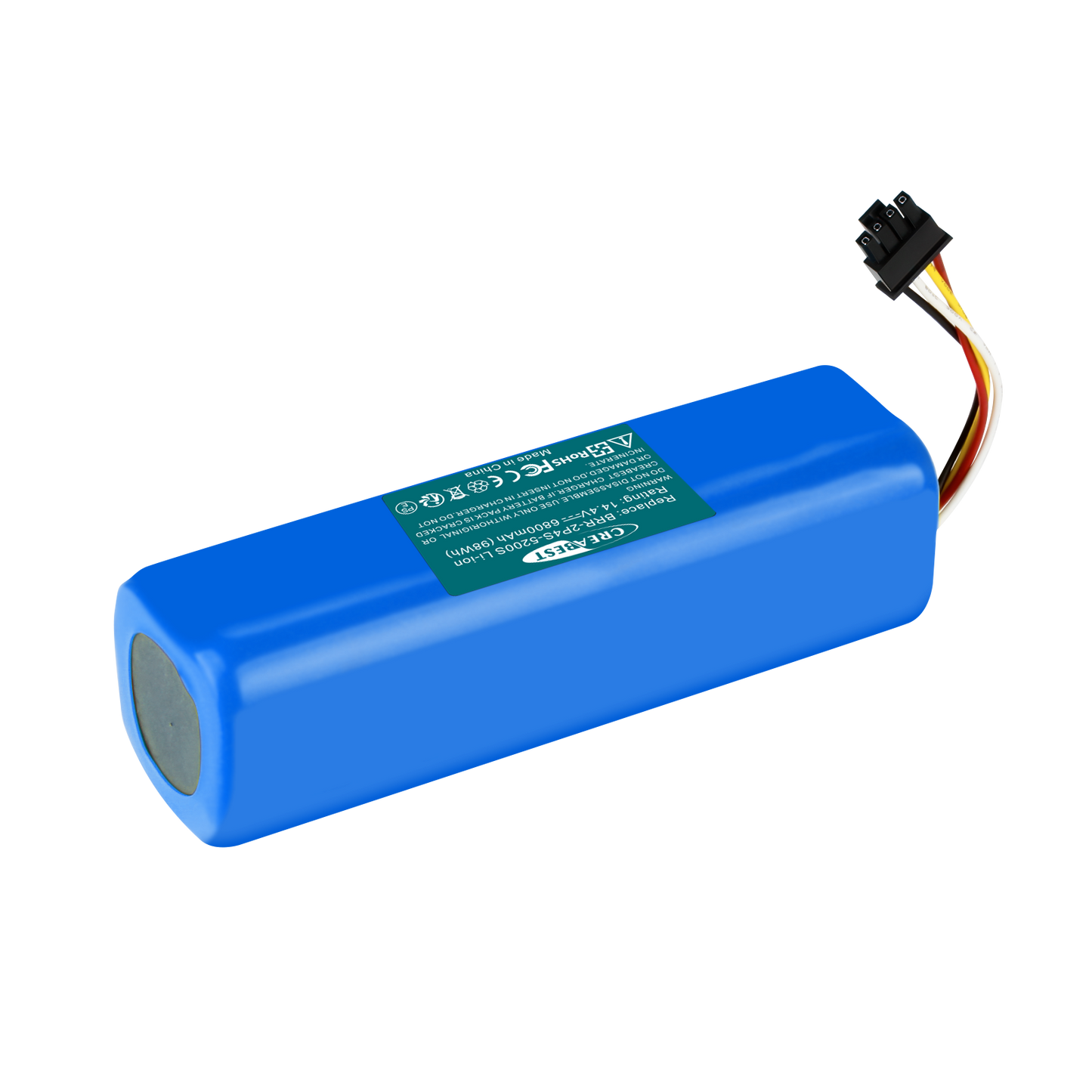 SHENTEC 14.4V 6800nAh BRR-2P4S-5200S Li-ion Replacement Battery For Xiaomi Roborock T4 T6 T7 Mijia S7