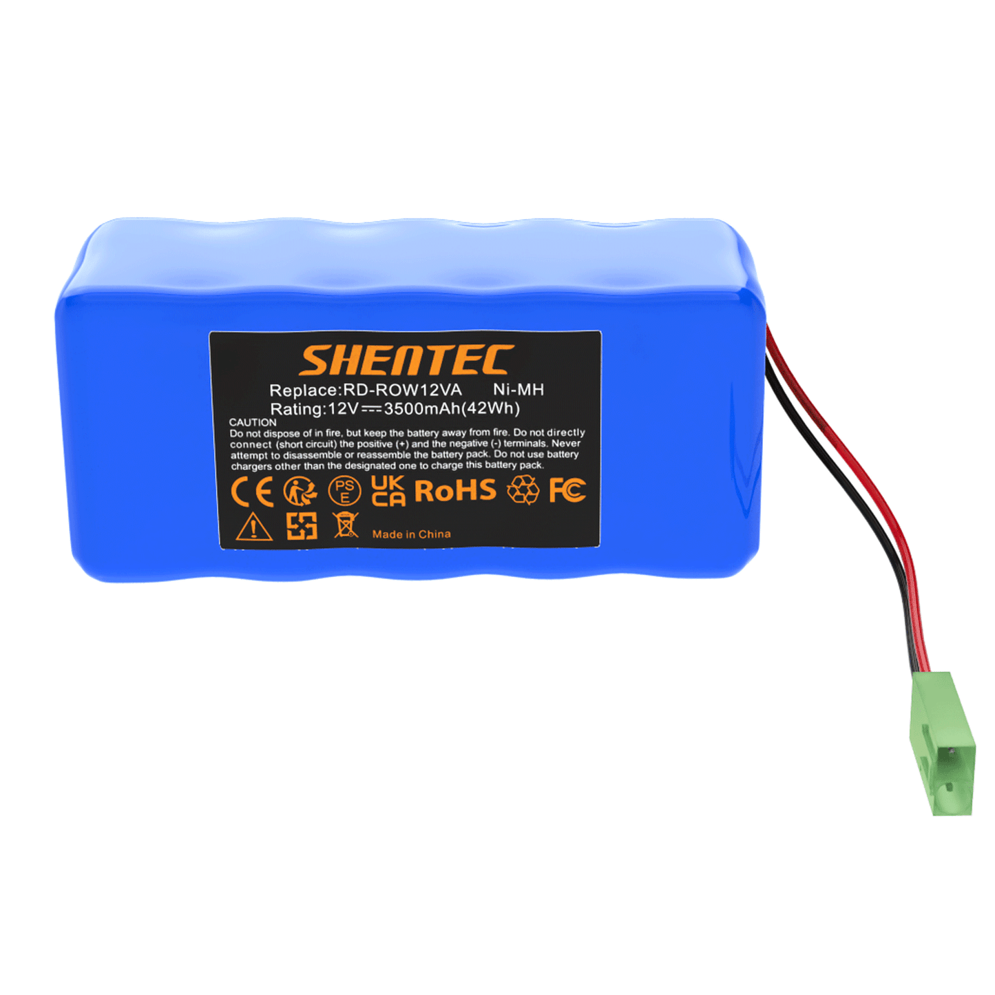 SHENTEC 3.5Ah 12V Battery Replace RD-ROW12VA for Rowenta RH846301 RS-Rh5488 RH846501