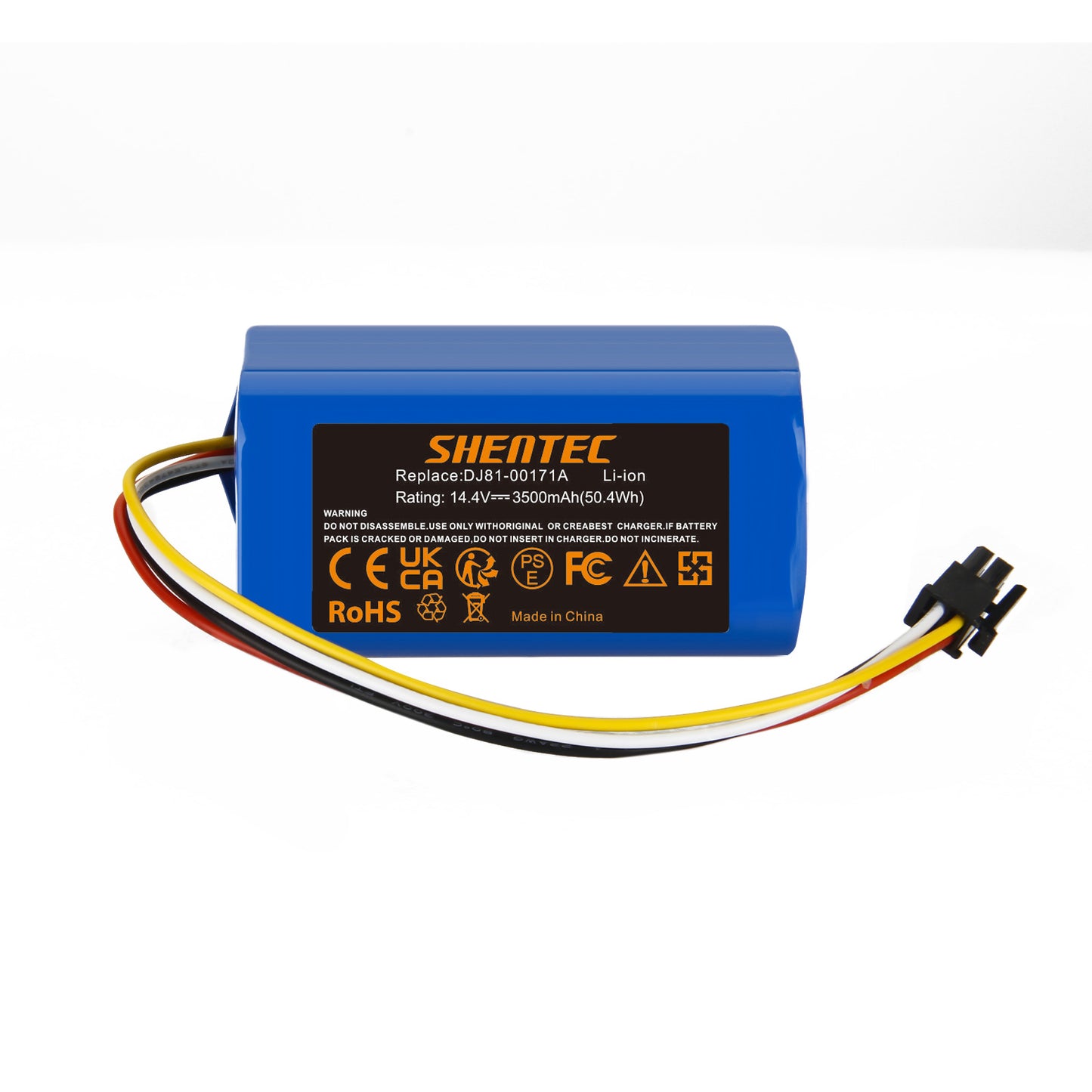 SHENTEC 3.5Ah 14,4V Li-ion Battery For Samsung PowerBot-E VR5000RM VR05R5050WK DJ81-00171A