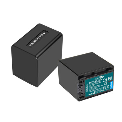 2x NP-FV70 Battery 2.6ah For Sony NP-FV100 NP-FV90 NP-FV50 NP-FV30 NP-FV40 Charger