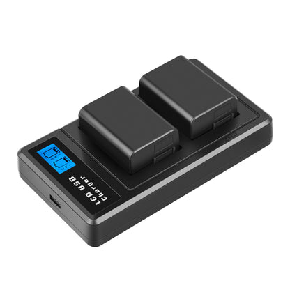 2X NP-FW50 Battery &Fast Charger For Sony A6500 A6000 A7R A7RII A7S A7II RX10