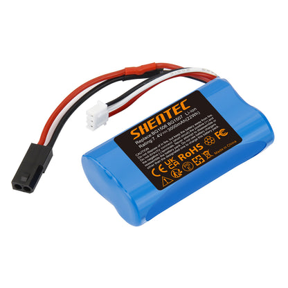 SHENTEC 7.4 V 3.0Ah Li-ion Battery with USB Charger For SUBOTECH BG1506, BG1507, BG1513