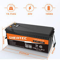 24V 100Ah bluetooth