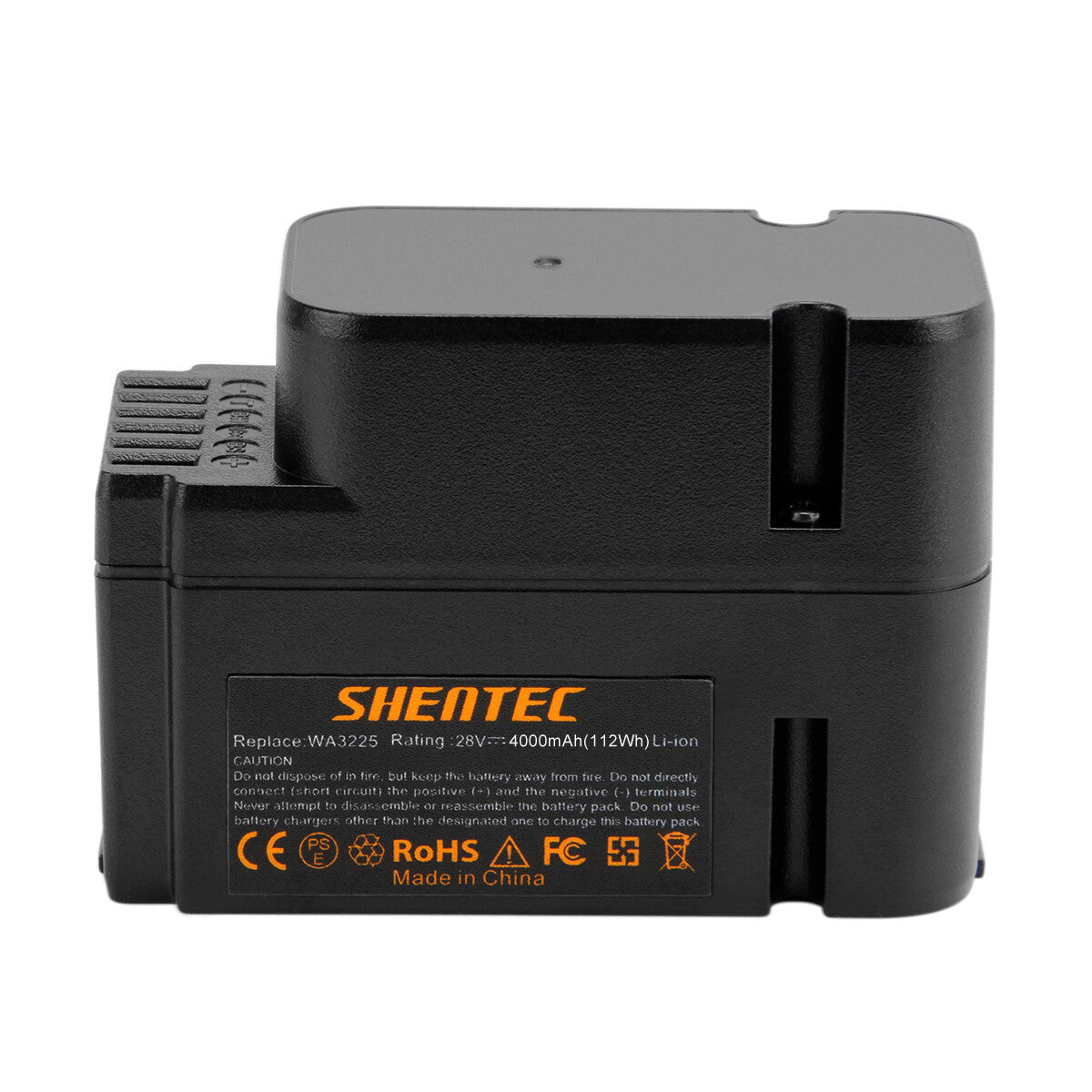 SHENTEC 2x 4.0Ah 28V Li-ion Replacement Battery For Worx WA3225 WA3565 WG754E WG790E WG791E.1 WG796E.1