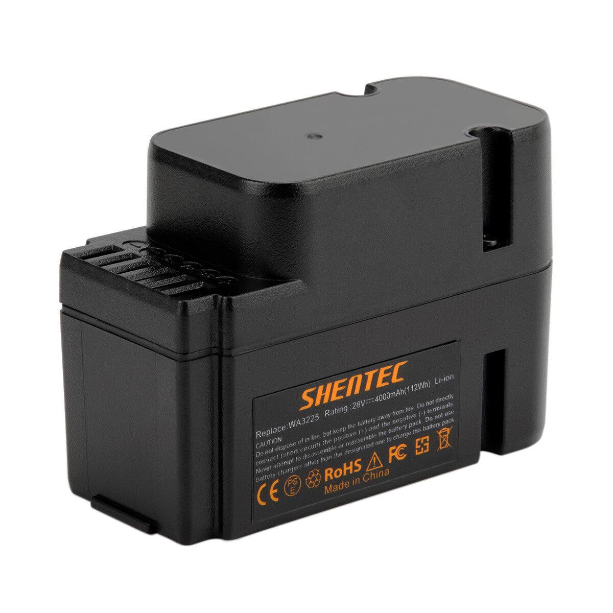 SHENTEC 2x 4.0Ah 28V Li-ion Replacement Battery For Worx WA3225 WA3565 WG754E WG790E WG791E.1 WG796E.1