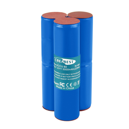 SHENTEC 3000mAh 7.2V Ni-MH Replacement Battery for Wolf Hedge Trimmer BS80 BS-80 ACCU 80
