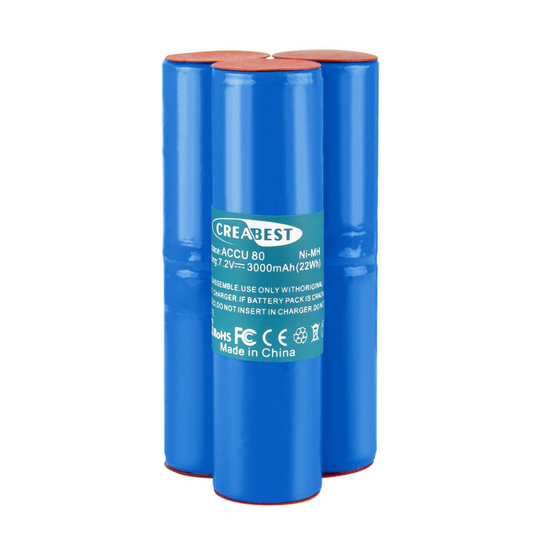 SHENTEC 3000mAh 7.2V Ni-MH Replacement Battery for Wolf Hedge Trimmer BS80 BS-80 ACCU 80