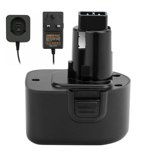 SHENTEC 3500mAh Ni-MH Battery + Charger For Dewalt DC9071 DE9074 DE9075 DW9072 DW9071 DE9037