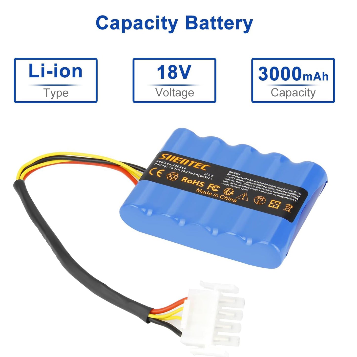 SHENTEC 18V 3000mAh Battery For AL-KO Solo Robolinho Robotic Lawnmower 100 110 1100 41.6 Solo 700 700E 1000 1100