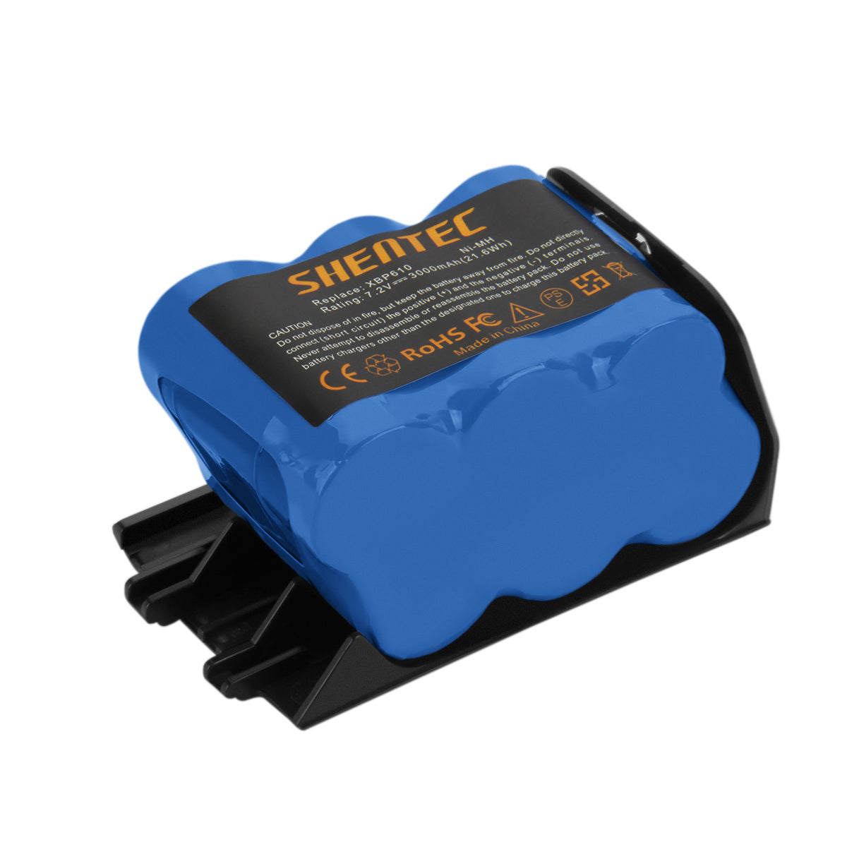 SHENTEC 3000mAh 7.2V Ni-MH Replacement Battery for Shark XBP-610 XBP610 EU-36000 UV610DT