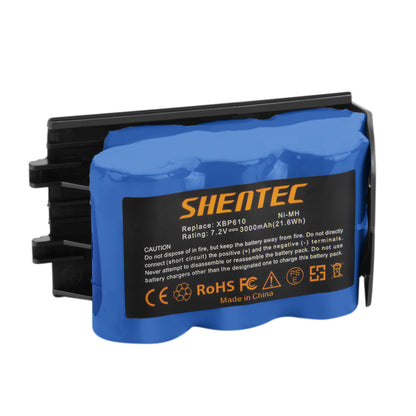 SHENTEC 3000mAh 7.2V Ni-MH Replacement Battery for Shark XBP-610 XBP610 EU-36000 UV610DT