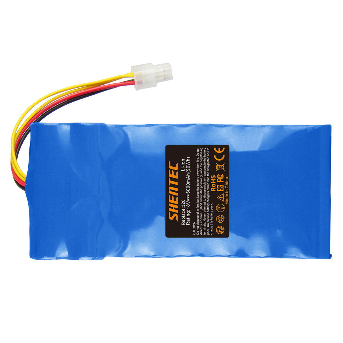 SHENTEC 5000mAh 18V Li-ion Battery for Husqvarna Automower 320 420 430x 520 550 435x