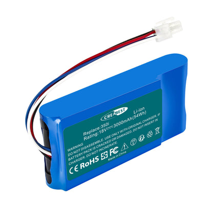 SHENTEC 18V 3Ah Li-ion Battery Fit For Yard Force 1920726 AMIRO 400i 400Ri 350 400 350i